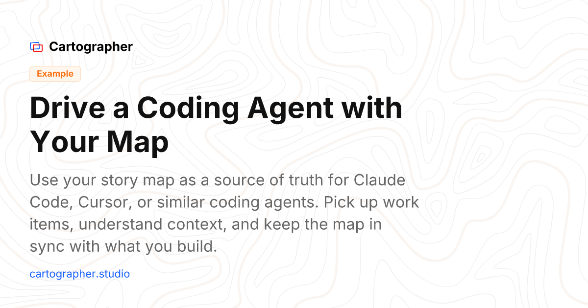 Drive a Coding Agent with Your Map | Cartographer